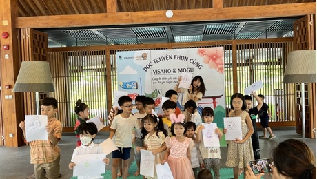 Sự kiện đọc truyện EHON tại Nadyne Gardens