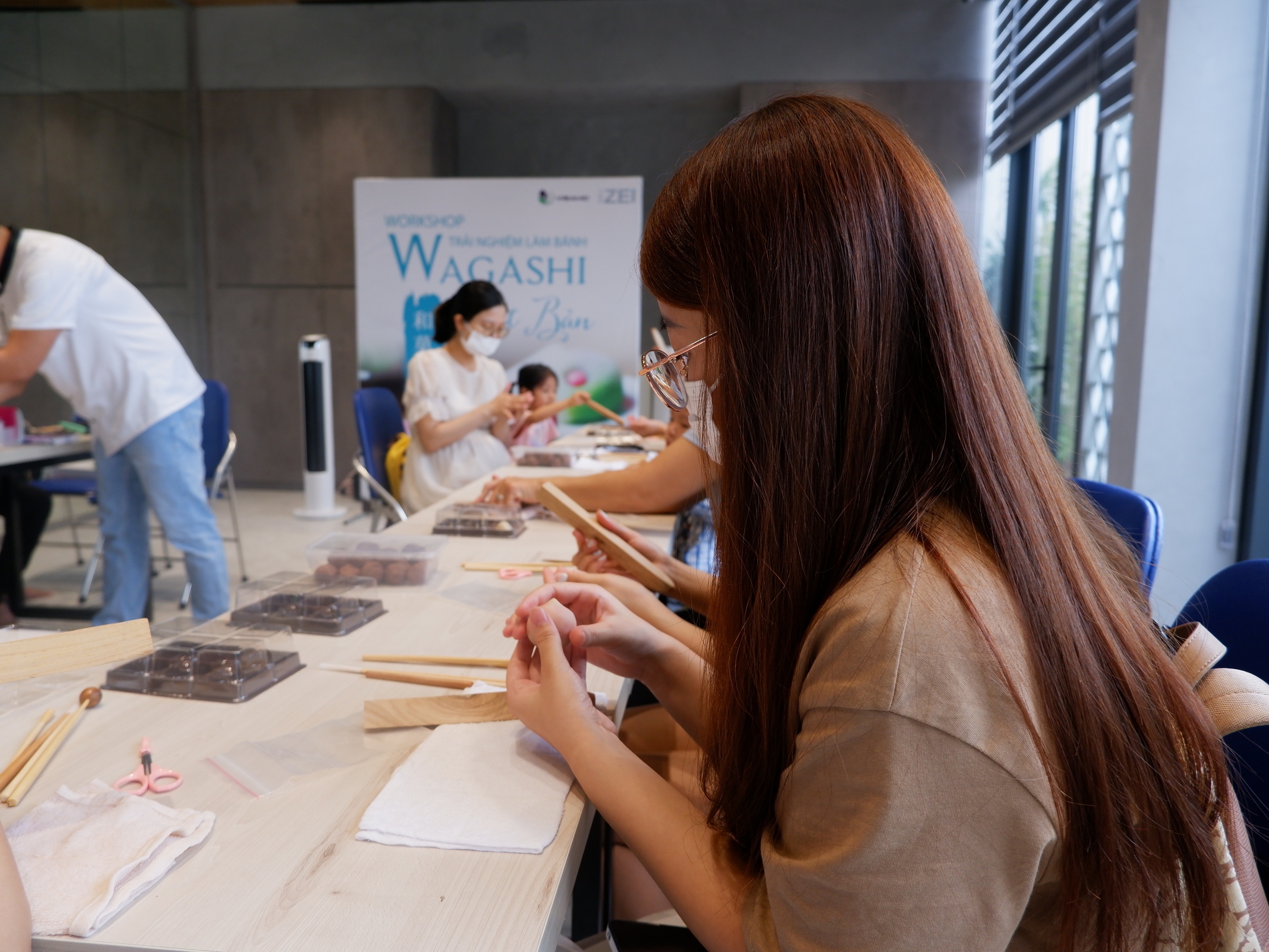 Workshop làm bánh Wagashi Nhật Bản tại The Zei