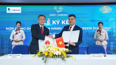 Lễ ký hợp đồng quản lý vận hành giữa VINACONEX cùng VISAHO