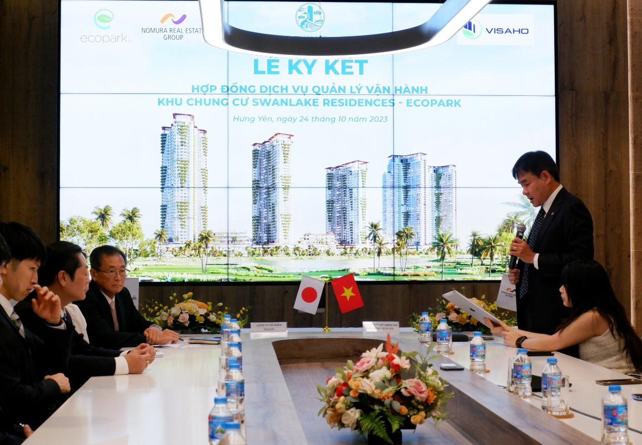 Lễ ký hợp đồng Quản lý vận hành dự án Swanlake Residences