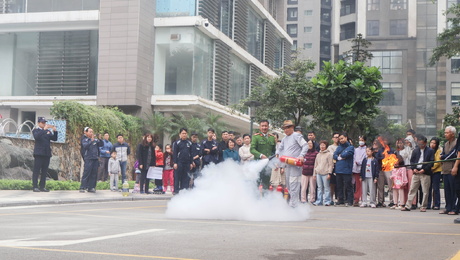 VISAHO x THĂNG LONG NUMBER ONE| PHỐI HỢP LỰC LƯỢNG CHỨC NĂNG TỔ CHỨC DIỄN TẬP PCCC&CNCH