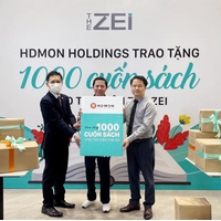 HDMon Holdings donated more than 1,000 books to The Zei’s library