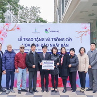 VISAHO、各案件に桜の木を寄贈・植樹：10年間の発展の証