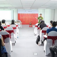 VISAHO phối hợp cùng lực lượng chức năng tổ chức diễn tập PCCC – CHCN tại Capital Place