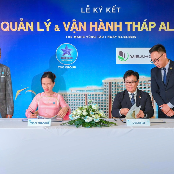 VISAHO x TDG GROUP/ LỄ KÝ KẾT TRIỂN KHAI QUẢN LÝ & VẬN HÀNH THÁP ALARIC – THE MARIS VŨNG TÀU