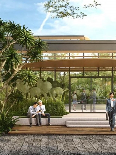 Model House (SU), Sale Gallery (SG), Handover Simulation House (MU), and Park attached to SG, SU & MU of Eaton Park Project