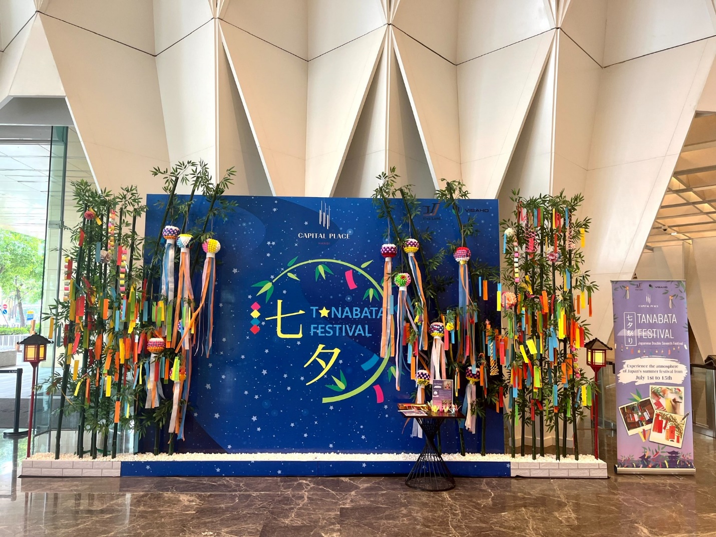 VISAHO Brings Tanabata Atmosphere to Capital Place Project
